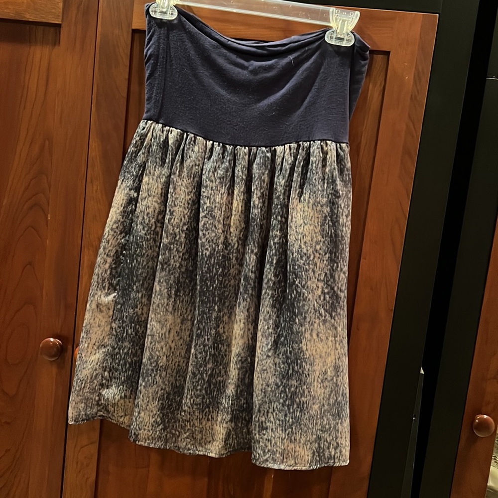 LUSH strapless navy mini dress, Size Small